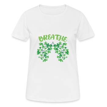 Durabilité - T-shirt respirant Femme - blanc - Devant - AI Model Female 172 dark (172cm)