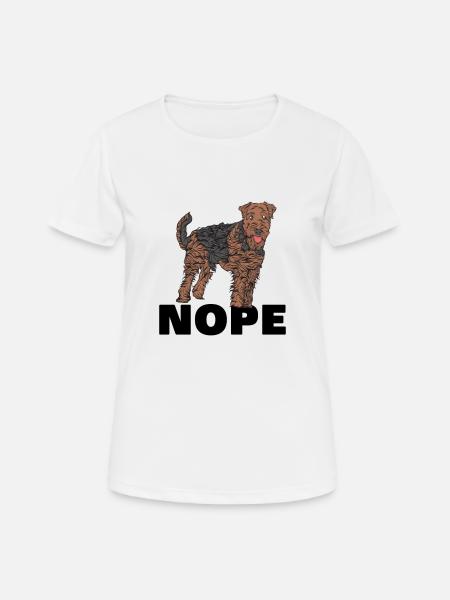 Airedale Terrier - Women's Breathable T-Shirt - white