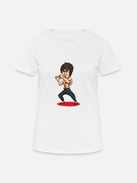 Sports Iconic Bruce Lee - Women's Breathable T-Shirt - white