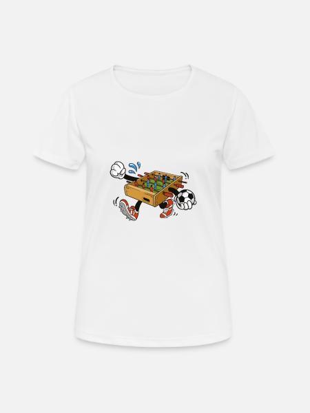 Sport Table Football - Women's Breathable T-Shirt - white