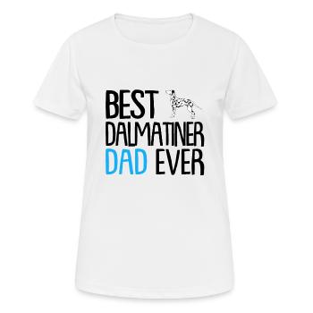 Dalmatiens - T-shirt respirant Femme - blanc - Devant - AI Model Female 172 dark (172cm)