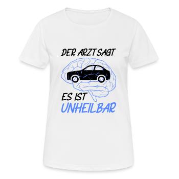Automobilkaufmann Auto Verkäufer Automobil - Frauen T-Shirt atmungsaktiv - Weiß - Vorne - AI Model Female 172 dark (172cm)