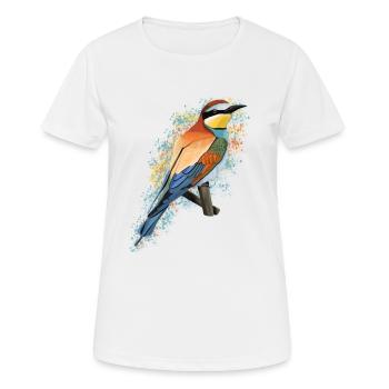 Oiseau oiseau Oiseau Oiseau Observateur - T-shirt respirant Femme - blanc - Devant - AI Model Female 172 dark (172cm)