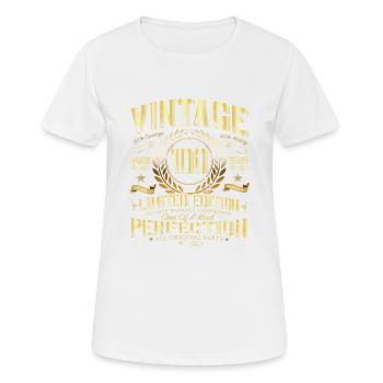 100th Birthday Gift Idea Vintage 100 Years - Women's Breathable T-Shirt - white - Front - AI Model Female 172 dark (172cm)