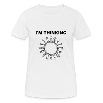 Échecs - T-shirt respirant Femme - blanc - Devant - AI Model Female 172 dark (172cm)