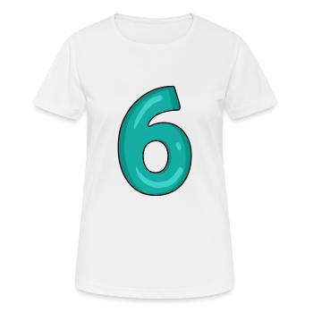 6 - Women's Breathable T-Shirt - white - Front - AI Model Female 172 dark (172cm)