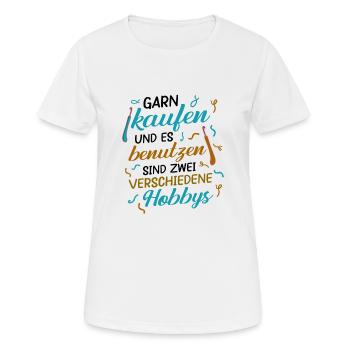 Toller häkeln Spruch, Stricken Geschenk - Frauen T-Shirt atmungsaktiv - Weiß - Vorne - AI Model Female 172 dark (172cm)