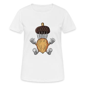 Parachute Acorn Oak Tree - Women's Breathable T-Shirt - white - Front - AI Model Female 172 dark (172cm)