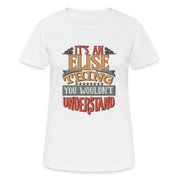 C’est une chose exaltante que vous ne comprendriez pas - - T-shirt respirant Femme - blanc - Devant - AI Model Female 172 dark (172cm)