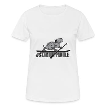 Stand Up Paddle - Women's Breathable T-Shirt - white - Front - AI Model Female 172 dark (172cm)