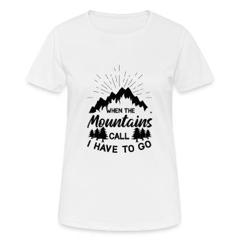Humorvoller Kletterer Spruch, klettern Geschenk - Frauen T-Shirt atmungsaktiv - Weiß - Vorne - AI Model Female 172 dark (172cm)