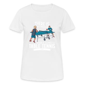 Ping-pong - T-shirt respirant Femme - blanc - Devant - AI Model Female 172 dark (172cm)