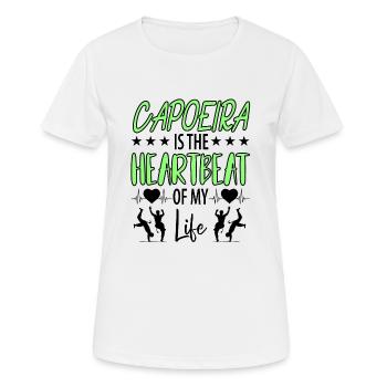 Capoeira - T-shirt respirant Femme - blanc - Devant - AI Model Female 172 dark (172cm)