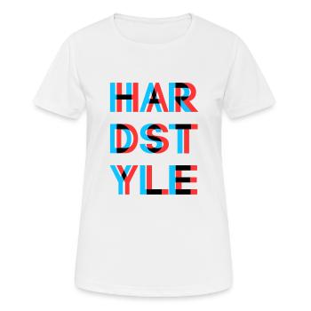 Hardstyle - Rawstyle - Hardstyler Gift merch - T-shirt respirant Femme - blanc - Devant - AI Model Female 172 dark (172cm)