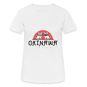 Okinawa – Japan - Women's Breathable T-Shirt - white - Front - AI Model Female 172 dark (172cm)