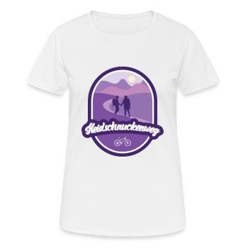 Heidschnuckenweg - Lower Saxony - Women's Breathable T-Shirt - white - Front - AI Model Female 172 dark (172cm)
