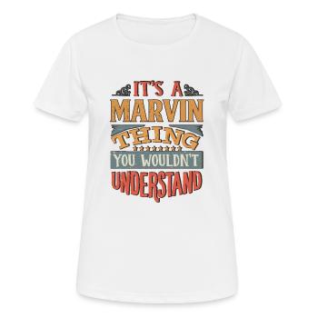 It's A Marvin Thing You Wouldnt Understand - - Women's Breathable T-Shirt - white - Front - AI Model Female 172 dark (172cm)