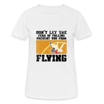 Stabhochsprung Stabhochspringer - Frauen T-Shirt atmungsaktiv - Weiß - Vorne - AI Model Female 172 dark (172cm)