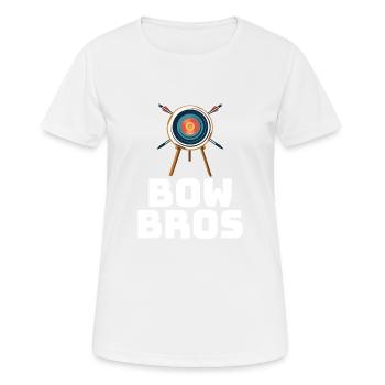 Tir à l’arc Flèche Tir à l’arc Tir à l’arc - T-shirt respirant Femme - blanc - Devant - AI Model Female 172 dark (172cm)