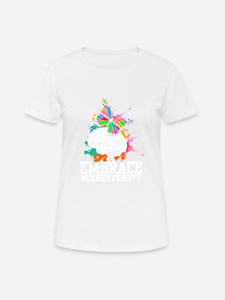 Autism Awareness I ADHD I ASD I Embrace - Women's Breathable T-Shirt - white