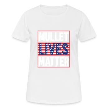 Retro Redneck Hairstyle I Mullet Hair I Mullet - Frauen T-Shirt atmungsaktiv - Weiß - Vorne - AI Model Female 172 dark (172cm)