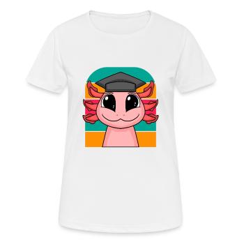 Thèse de doctorat Doctorat Doctorat - T-shirt respirant Femme - blanc - Devant - AI Model Female 172 dark (172cm)