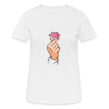 K-Pop K-Drama Korea Pop Popmusik Drama Geschenk - Frauen T-Shirt atmungsaktiv - Weiß - Vorne - AI Model Female 172 dark (172cm)