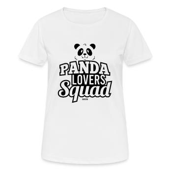 Pandaliebhaber Panda China großer Panda - Frauen T-Shirt atmungsaktiv - Weiß - Vorne - AI Model Female 172 dark (172cm)