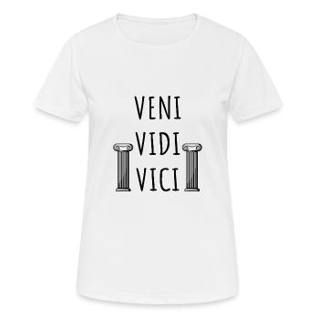 Veni Vidi Vici, Empire romain - T-shirt respirant Femme - blanc - Devant - AI Model Female 172 dark (172cm)