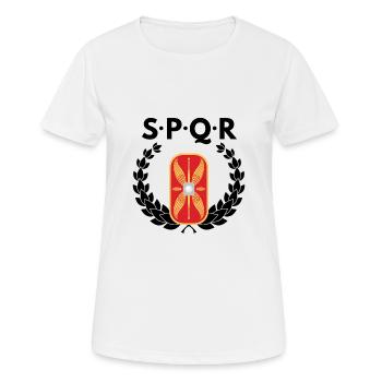 Empire romain - T-shirt respirant Femme - blanc - Devant - AI Model Female 172 dark (172cm)