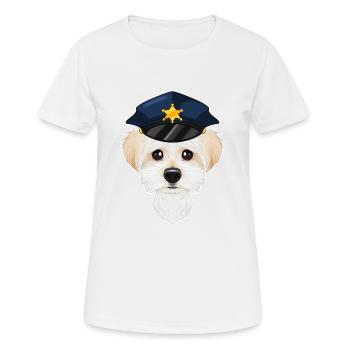 Police Maltese Canine Handler I Police Dog I - Women's Breathable T-Shirt - white - Front - AI Model Female 172 dark (172cm)