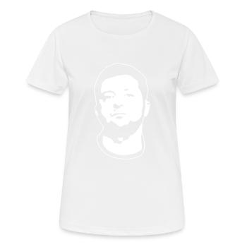 Zelensky Ucrania minimalista - T-shirt respirant Femme - blanc - Devant - AI Model Female 172 dark (172cm)