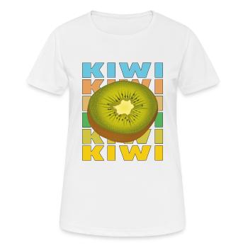 KIWI - T-shirt respirant Femme - blanc - Devant - AI Model Female 172 dark (172cm)