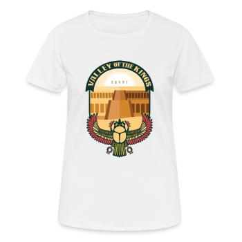 Vallée des Rois – Égypte - T-shirt respirant Femme - blanc - Devant - AI Model Female 172 dark (172cm)