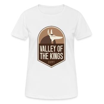 Vallée des Rois – Égypte - T-shirt respirant Femme - blanc - Devant - AI Model Female 172 dark (172cm)