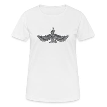 Isis Ägypten I Pharao Ägyptischer Gott - Frauen T-Shirt atmungsaktiv - Weiß - Vorne - AI Model Female 172 dark (172cm)
