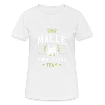 Malle Escalation - Women's Breathable T-Shirt - white - Front - AI Model Female 172 dark (172cm)