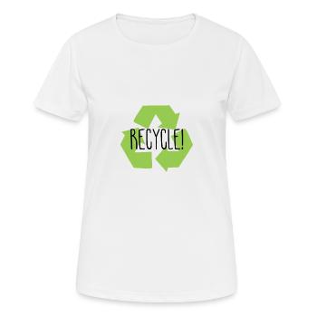 Écologie - T-shirt respirant Femme - blanc - Devant - AI Model Female 172 dark (172cm)