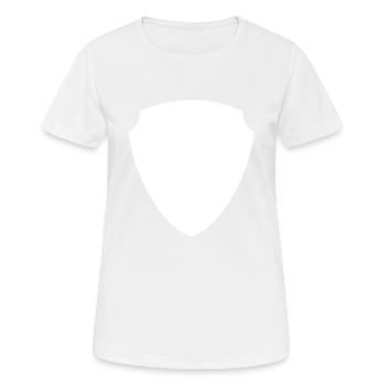 Wappen - Frauen T-Shirt atmungsaktiv - Weiß - Vorne - AI Model Female 172 dark (172cm)