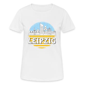 LEIPZIG - T-shirt respirant Femme - blanc - Devant - AI Model Female 172 dark (172cm)