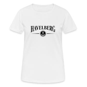 Anker und Seil - Hansestadt Havelberg - Frauen T-Shirt atmungsaktiv - Weiß - Vorne - AI Model Female 172 dark (172cm)