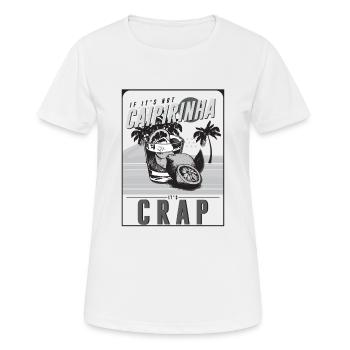 Brasilien - Frauen T-Shirt atmungsaktiv - Weiß - Vorne - AI Model Female 172 dark (172cm)