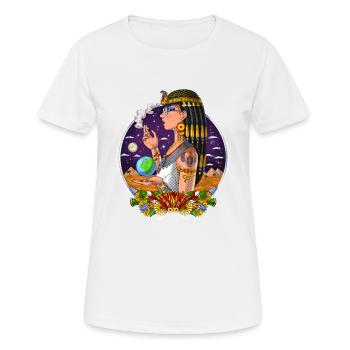 Ancient Egyptian Queen Cleopatra - Women's Breathable T-Shirt - white - Front - AI Model Female 172 dark (172cm)