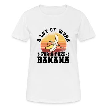 Coureurs de marathon en course semi-marathon - T-shirt respirant Femme - blanc - Devant - AI Model Female 172 dark (172cm)