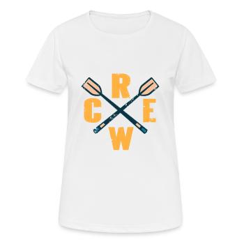 Rames croisées Rames Dessins T-Shirt Cadeau Cadeau - T-shirt respirant Femme - blanc - Devant - AI Model Female 172 dark (172cm)