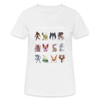 Créatures de cryptozoologie - T-shirt respirant Femme - blanc - Devant - AI Model Female 172 dark (172cm)