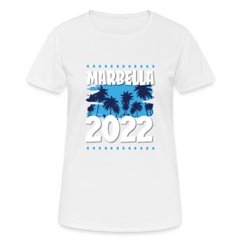 Marbella 2022 - Women's Breathable T-Shirt - white - Front - AI Model Female 172 dark (172cm)
