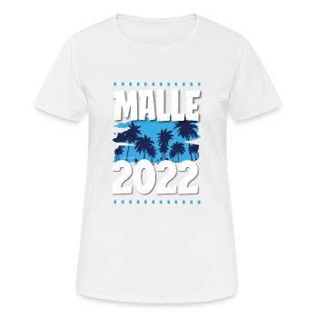 Malle 2022 - Women's Breathable T-Shirt - white - Front - AI Model Female 172 dark (172cm)