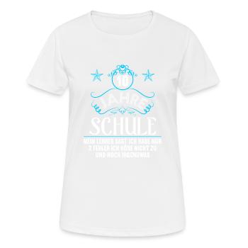 Realschule bestanden Realschulabschluss 2022 - Frauen T-Shirt atmungsaktiv - Weiß - Vorne - AI Model Female 172 dark (172cm)