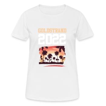 Sables d’Or 2022 - T-shirt respirant Femme - blanc - Devant - AI Model Female 172 dark (172cm)